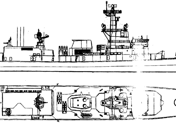 Корабль Hr.Ms Karel Doorman-class [Frigate] - чертежи, габариты, рисунки